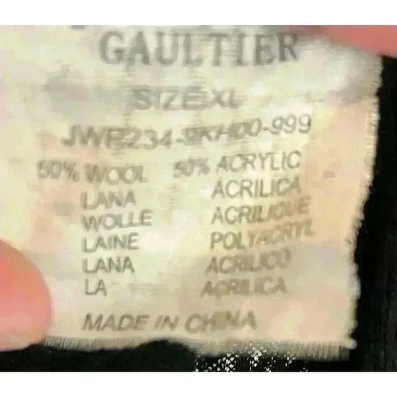 Jean Paul Gaultier Luxury Designer Long Sleeve Sweater Top - Picture 7 of 11